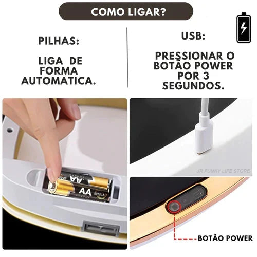 Lixeira Para Banheiro Com Sensor 12 Litros - Wastebin