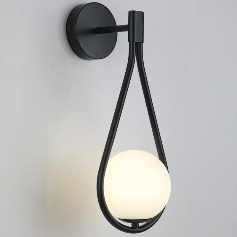 Arandela de Parede Gota Minimalista Em Metal